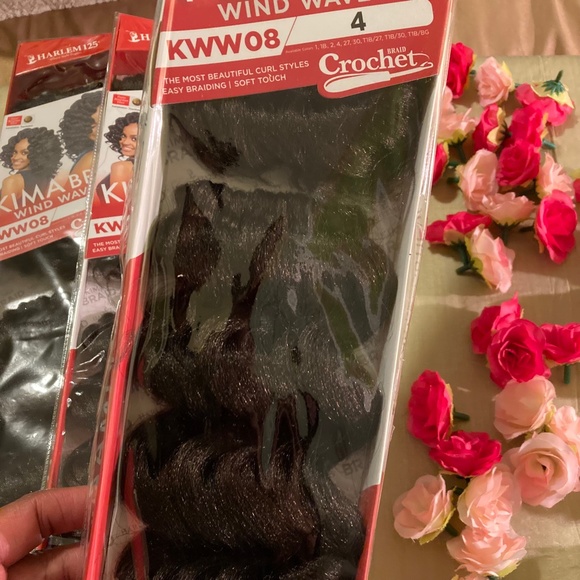 COPY - Harlem 125 Kima Braid Wind Wave 08" (KWW08) Color 4 Dark Brown - Picture 5 of 16